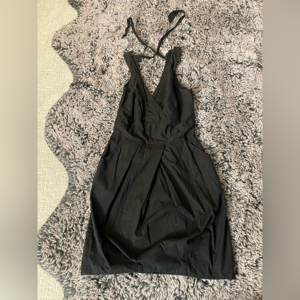 Dynamite Black Fit & Flare Dress - Worm